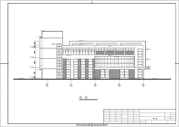 690平米3+1层砖混结构民居住宅楼全套建筑CAD设计图纸-图一