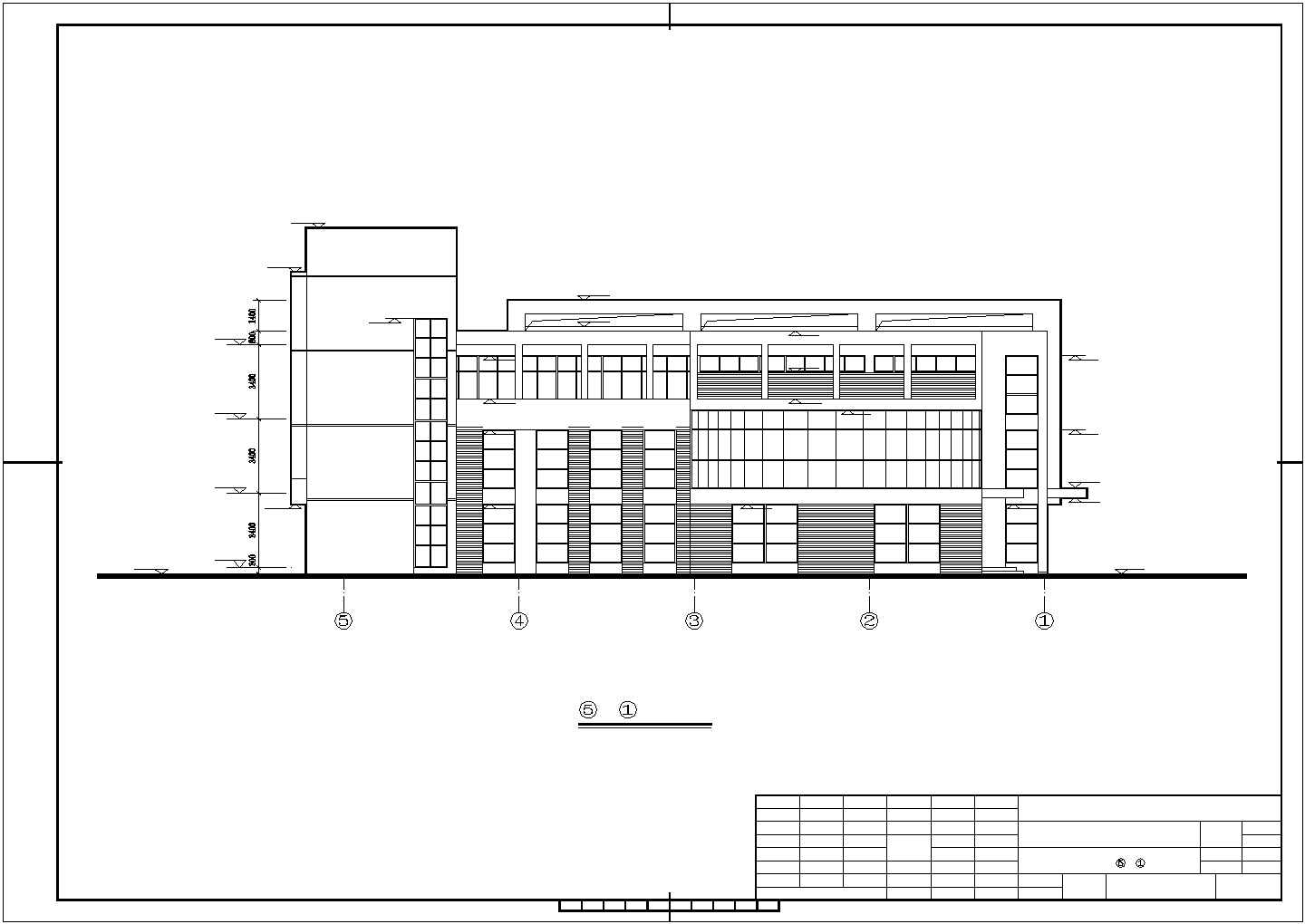 690平米3+1层砖混结构民居住宅楼全套建筑CAD设计图纸