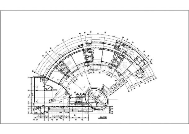 贵阳市某小区2900平米3层框架结构现代化幼儿园平面设计CAD图纸-图二