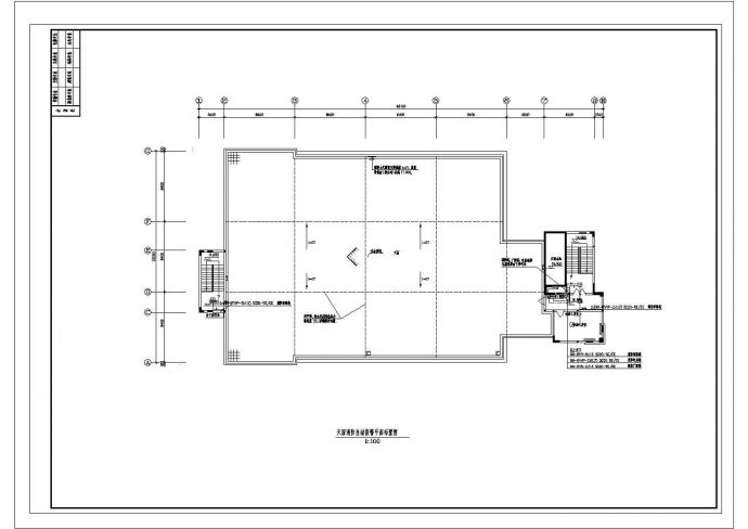 某恩平江洲目标局消防自动报警CAD电气设计完整系统_图1