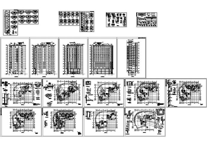 【江西】某旅馆建筑设计施工CAD全套图纸_图1