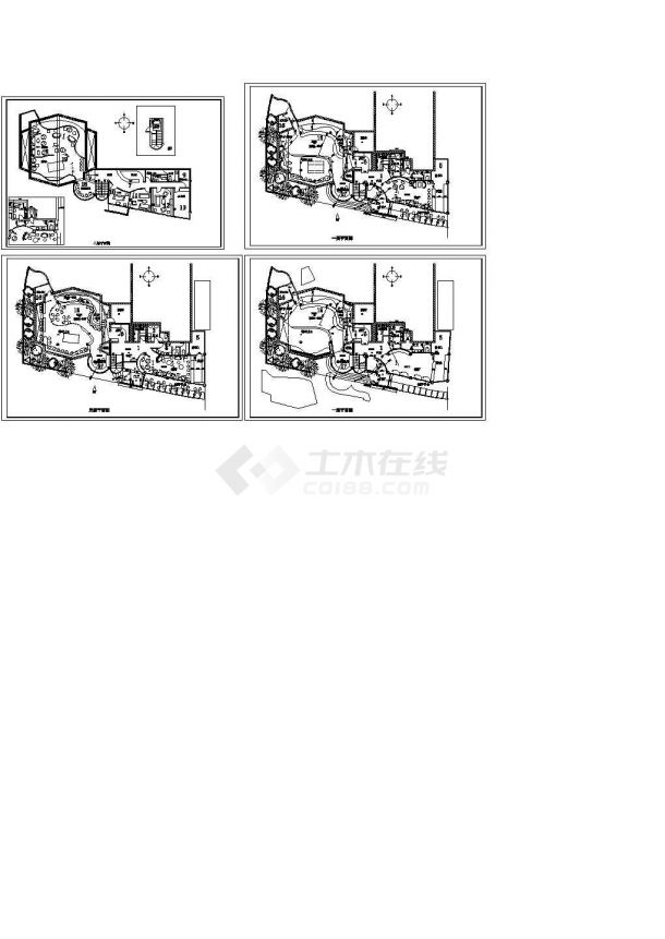 【江苏】某私人餐厅装修改造设计CAD全套图纸-图一