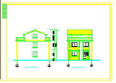 两层乡村别墅建筑施工设计详图_图1