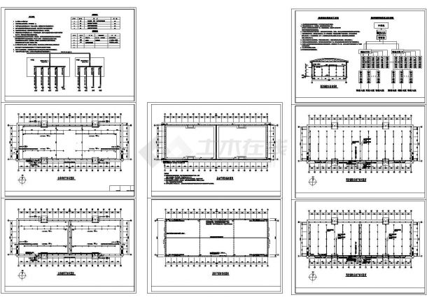 厂房设计_某粮食储藏厂房电气整套施工图-图一