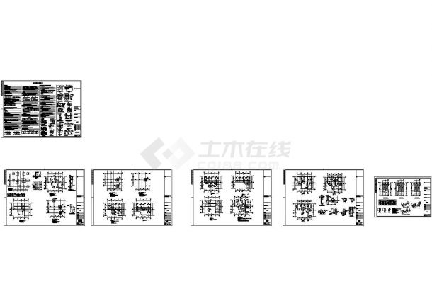 欧式新农村3层独栋别墅建筑设计施工图（含全套CAD图纸）-图二