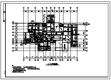 大厦设计_某十二层剪力墙结构高档大厦全套结构施工cad图纸-图二