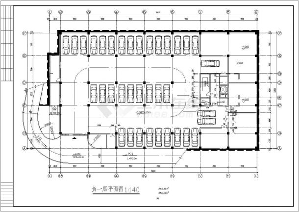 北京某高校十二层高层带电梯学生宿舍楼建筑设计全套CAD图（含平立剖、大样）-图一