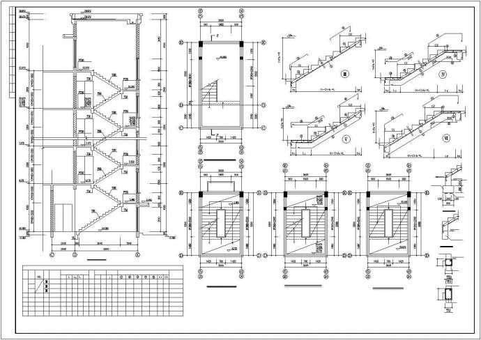 南京市某高等院校7层框架结构教学楼综合楼全套结构设计CAD图纸_图1