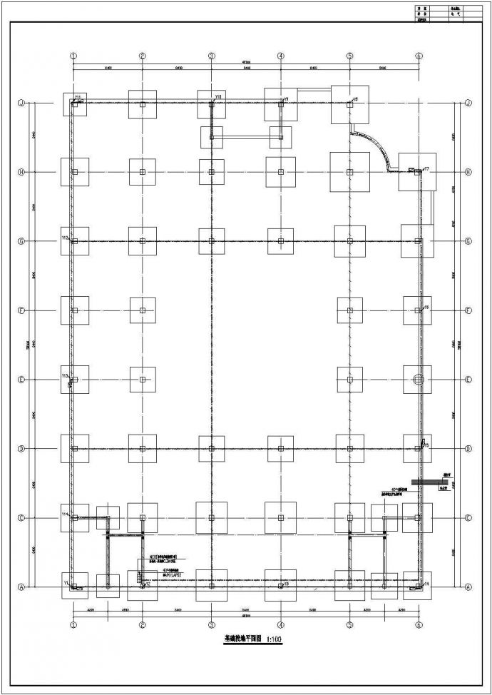 某展厅电气施工图CAD图纸_图1