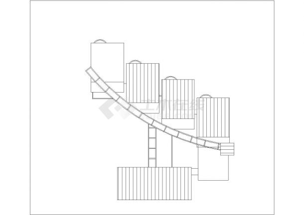 2800平米左右2层框架结构现代化幼儿园平立面设计CAD图纸（3套方案）-图一