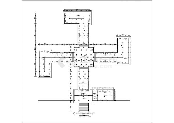 罗汉堂建筑设计CAD施工图纸-图一