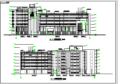 7层11582平米框架结构办公楼建筑施工图-图二