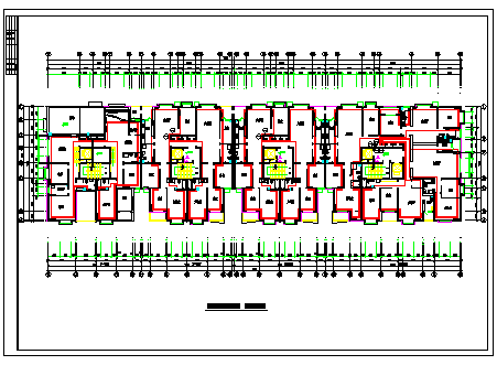 某高层办公楼建筑采暖系统设计cad施工图（标注详细）-图二