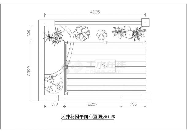 一城市花园庭院景观结构参考详图-图一