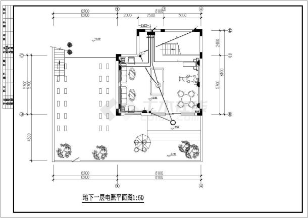 某别墅电气CAD节点全套施工图-图一