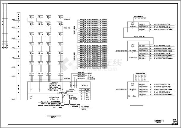 某底层住宅给电气CAD完整节点设计图-图二