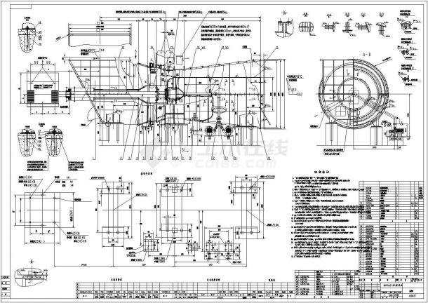 AN40e6轴流风机CAD图纸-图一