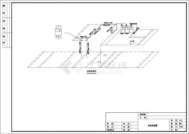 [广东]某农村生活污水处理工程CAD给排水大样完整构造设计图-图二