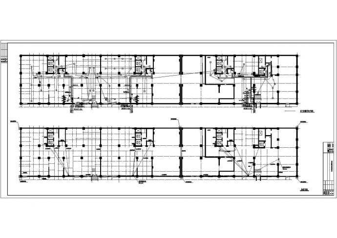 某高层住宅楼电施CAD设计节点完整构造图纸_图1