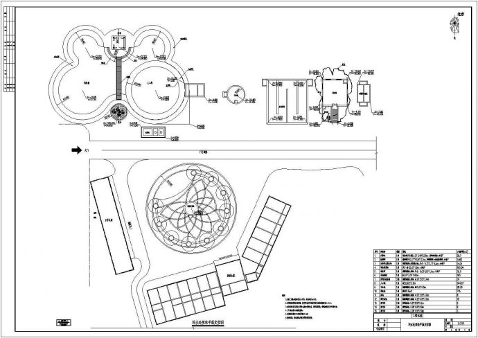 某厂区污水处理站改造工程CAD给排水大样施工图_图1