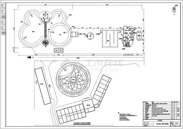 某厂区污水处理站改造工程CAD给排水大样施工图-图二
