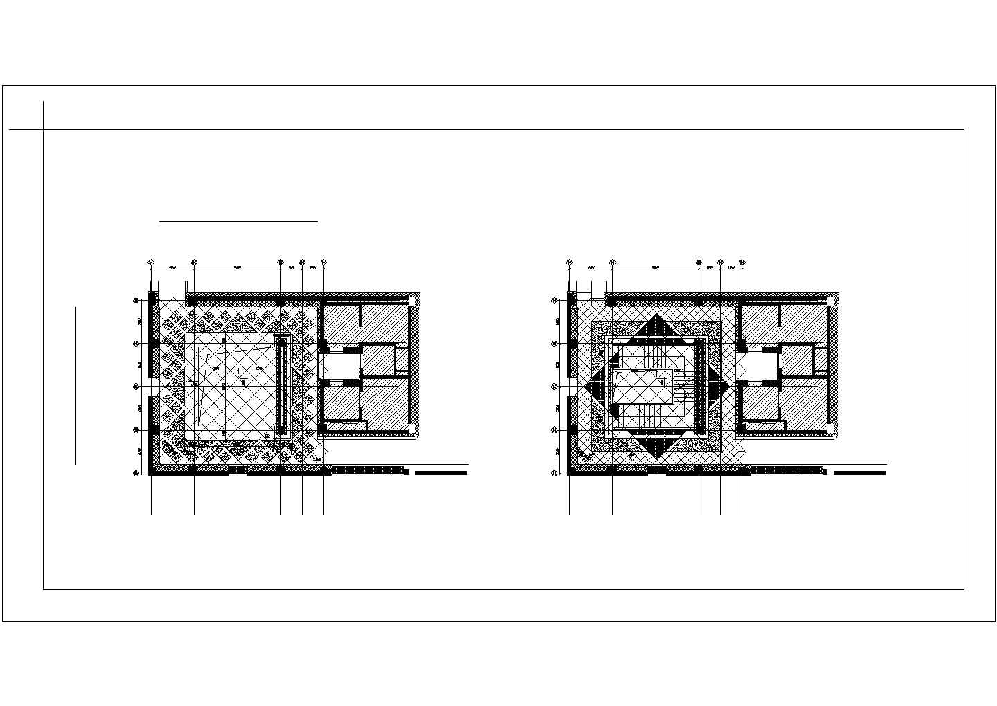 某西安综合性园林式酒店改造施工CAD大样设计详图
