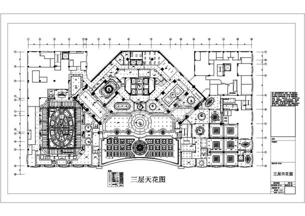 某知名大酒店局部CAD详细完整构造设计装修图-图一