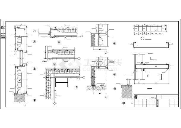 某地区车间建筑结构施工图纸-图一