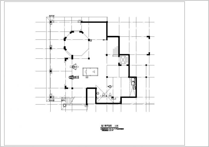 某西班牙风格二层别墅建筑CAD图_图1