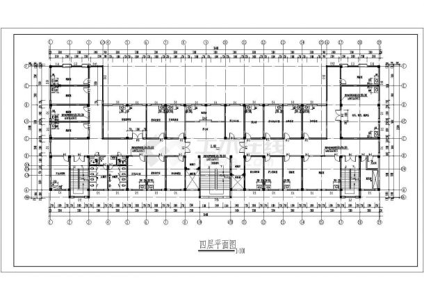某医院六层门诊楼及急诊中心建筑CAD图-图二