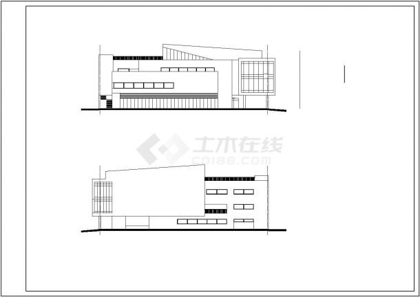 [四川]现代风格多层农贸市场建筑CAD设计详细完整施工图-图二