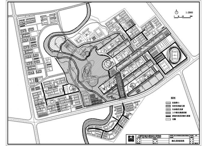 某大学规划方案绿化景观CAD施工构造节点图纸_图1