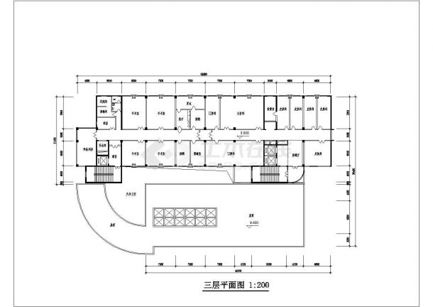 多层某医院综合楼全套建筑施工图-图一