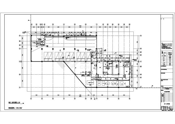 五层民族中医院建筑施工CAD图（中医特色楼）-图二