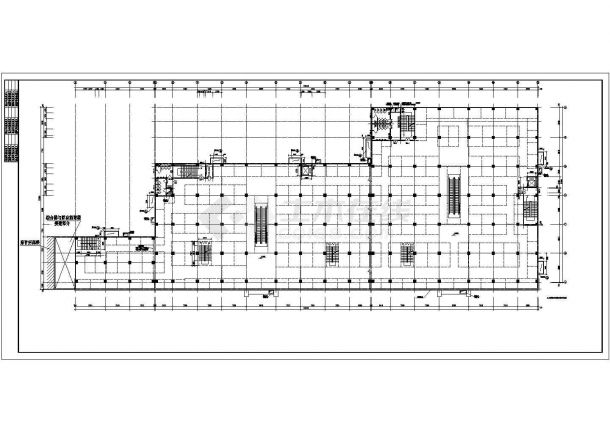 西安市某五层医院建筑方案CAD图-图一