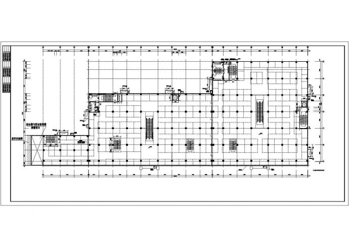 西安市某五层医院建筑方案CAD图_图1