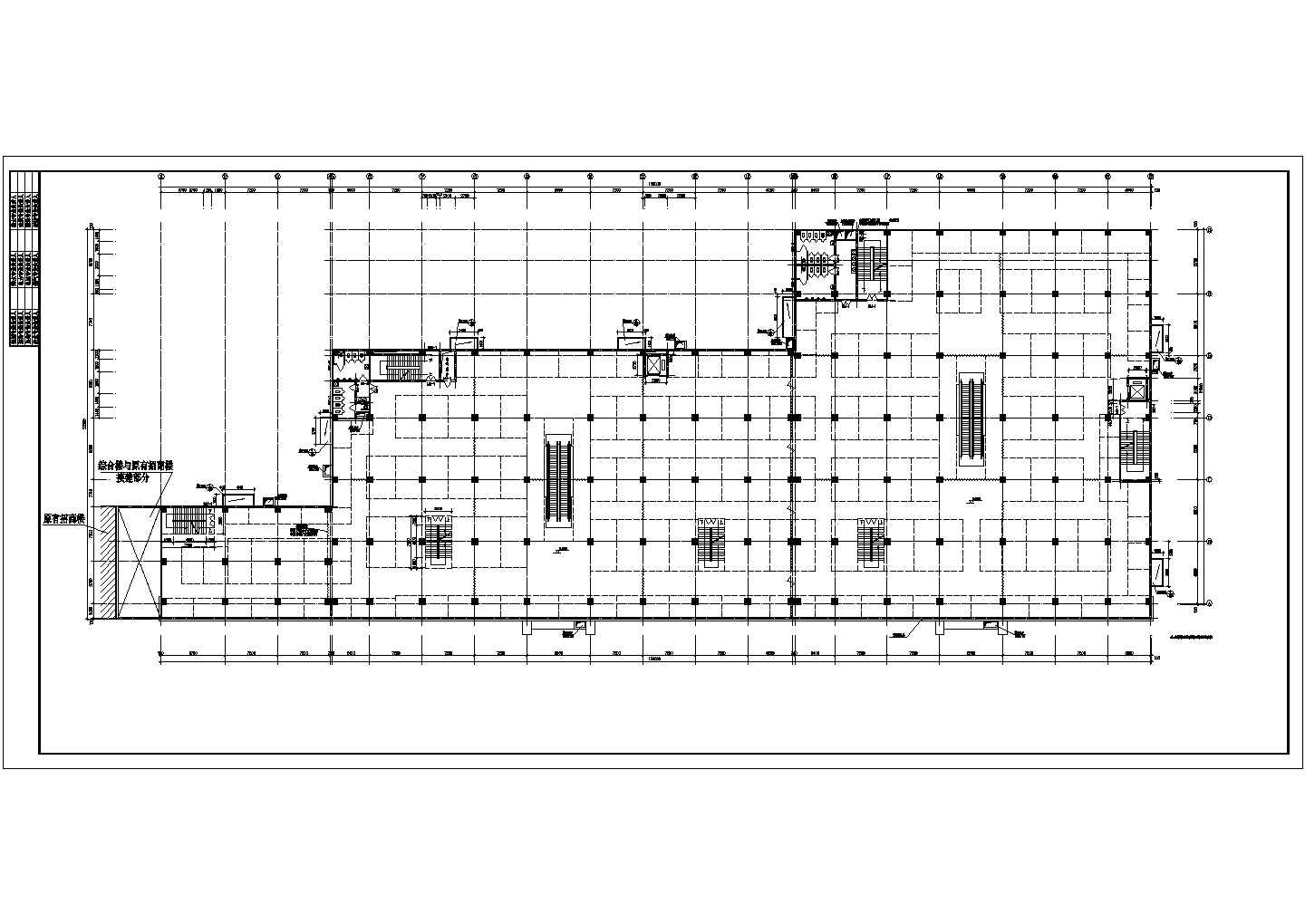 西安市某五层医院建筑方案CAD图