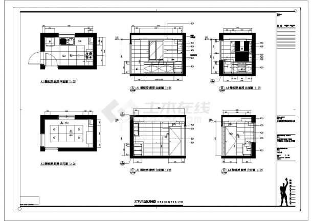 某酒店式公寓样板房CAD节点构造设计完整施工图-图二