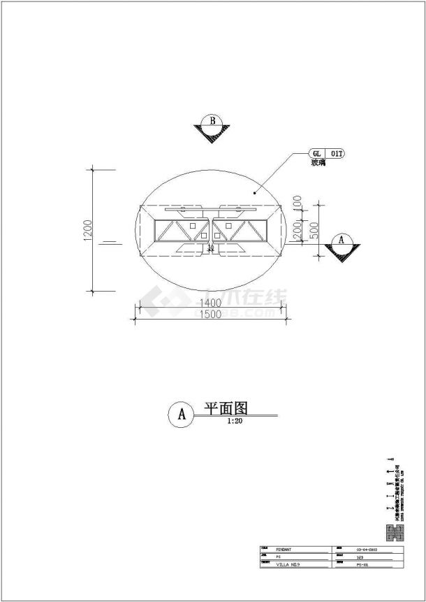 某国际酒店负一层SPA空间CAD装修图家具大样-图二