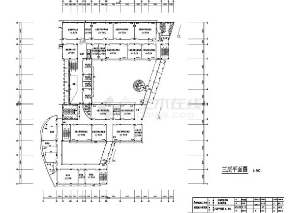 某大学北区教学新区CAD规划与建筑方案设计生命科学-图一