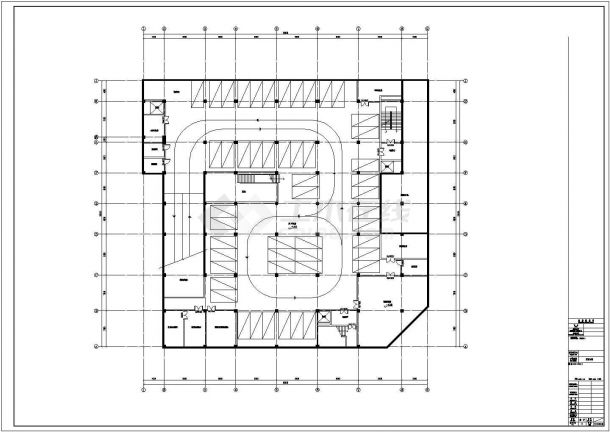 [成都]3层大型农贸市场建筑CAD规划设计施工图-图一