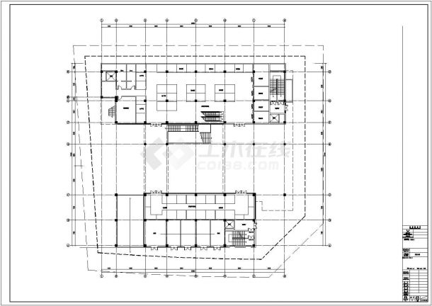 [成都]3层大型农贸市场建筑CAD规划设计施工图-图二