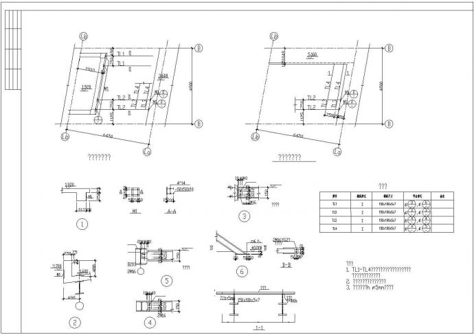 二层钢结构别墅CAD布置图_图1