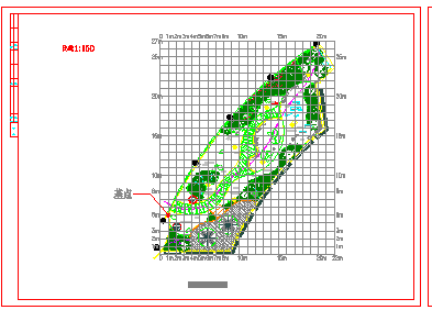 上海某会所屋顶景观绿化平面CAD图纸_图1