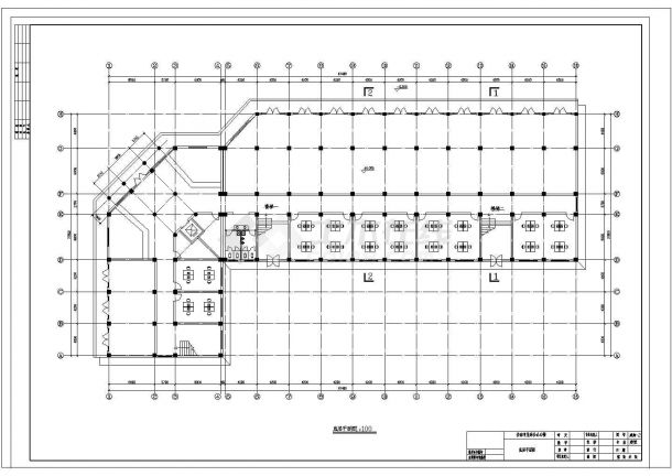 4700平米五层办公楼建筑结构毕业设计图（含计算书、全套的（建筑图、结构图），共200页）-图一