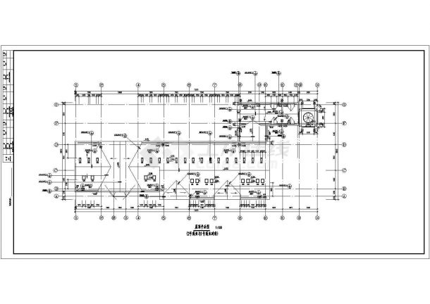 某英式风格商业楼设计cad全套建筑施工图（带效果图）-图二