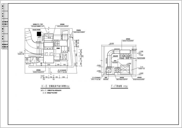 某地下商场空调设计CAD图纸_图1