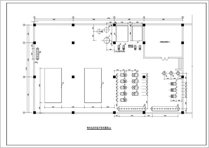 某机房全套暖通设计方案CAD图_图1