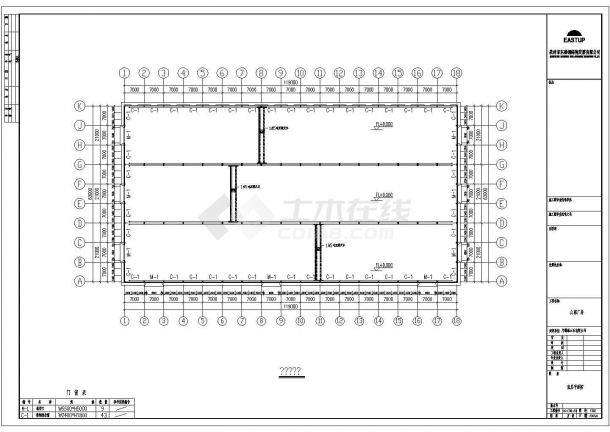 钢结构设计_某厂房钢结构设计CAD图-图二