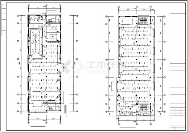 某6层宿舍楼CAD电气施工图-图二